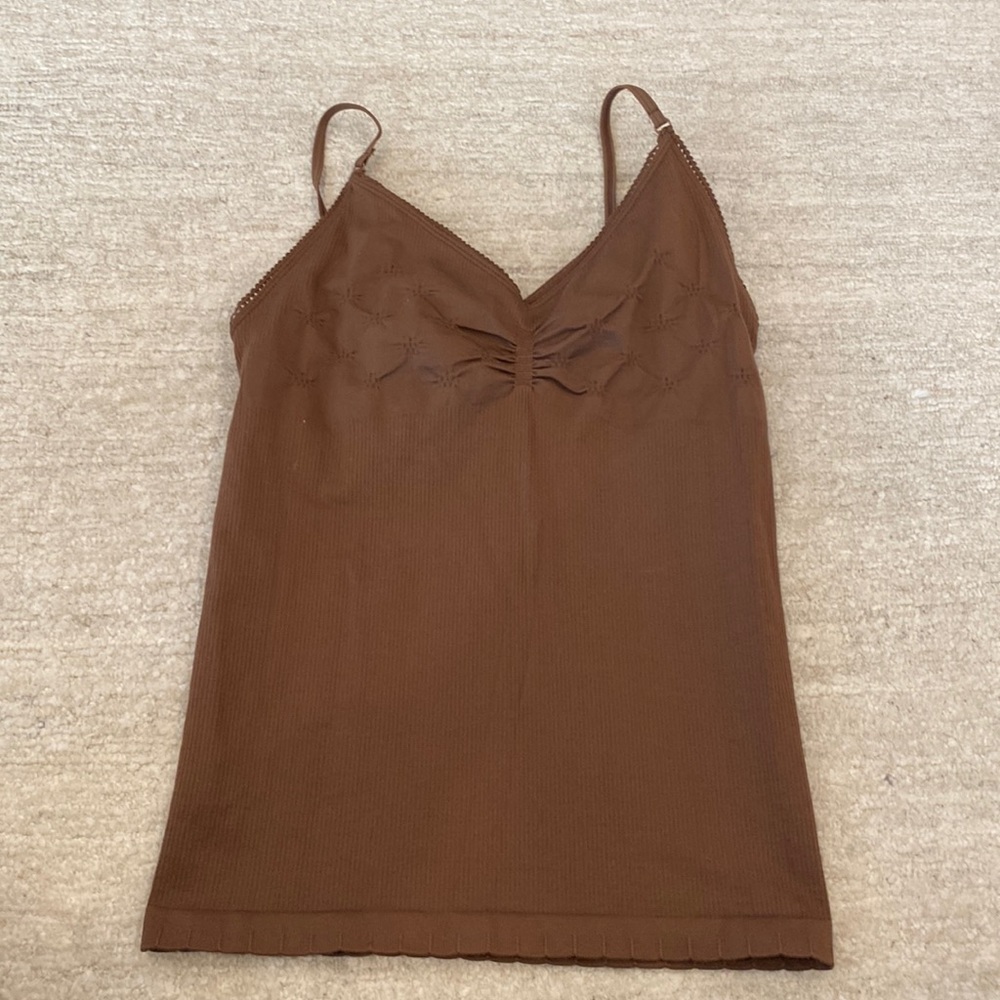 BCBGMaxAzria Brown Shapewear Camisole